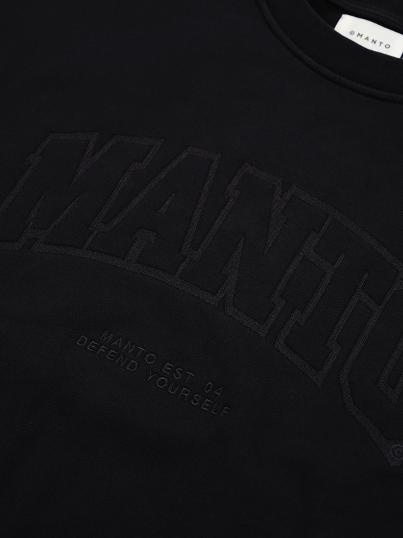 MANTO crewneck VARSITY  schwarz