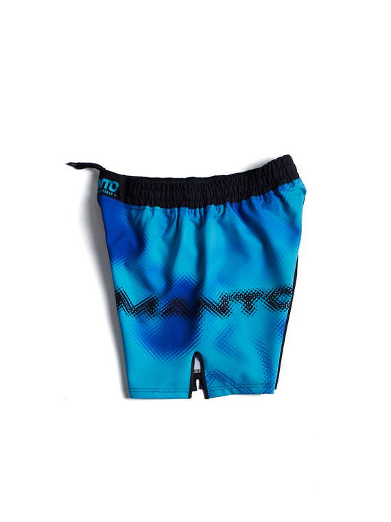 MANTO fight shorts ATOMIC blau