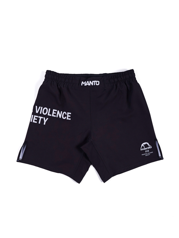 MANTO fight shorts SOCIETY schwarz