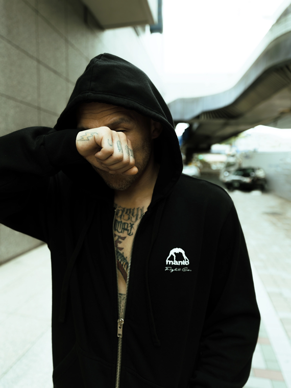 MANTO hoodie FIGHT COMPANY schwarz