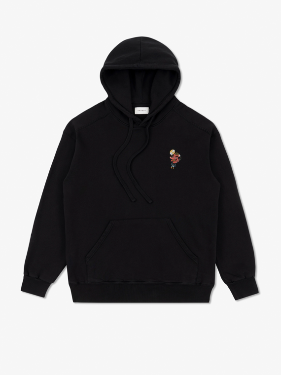 MANTO hoodie TENGU schwarz