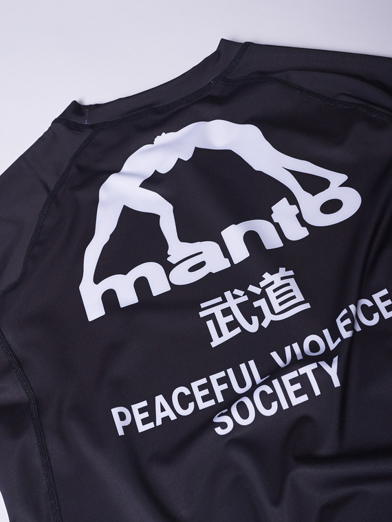 MANTO rashguard SOCIETY schwarz