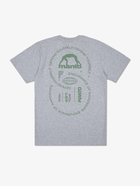 MANTO t-shirt AHEAD  grau