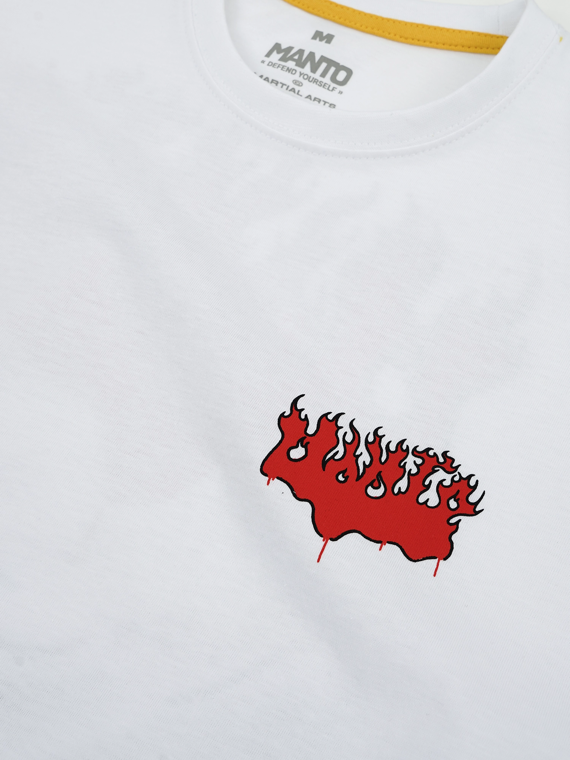 MANTO t-shirt BLAZE weiss