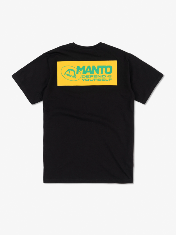 MANTO t-shirt BLOCK 24 schwarz