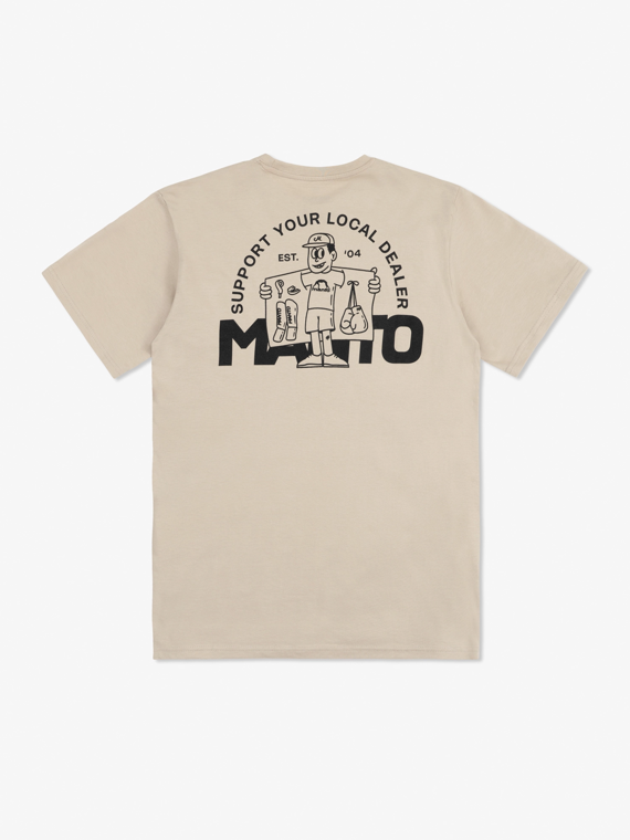 MANTO t-shirt DEALER beige