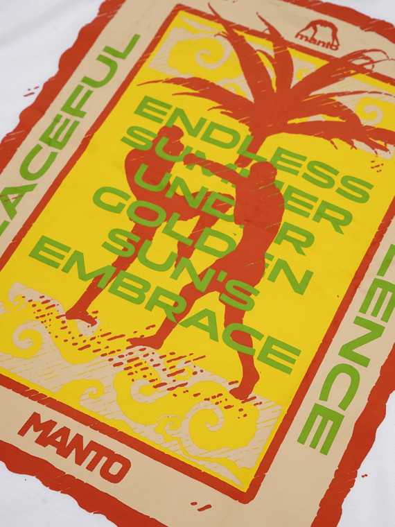 MANTO t-shirt ENDLESS SUMMER weiss