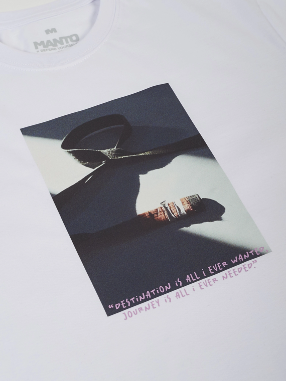 MANTO t-shirt JOURNEY weiss