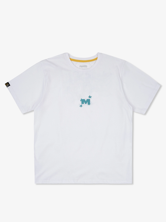 MANTO t-shirt K.O.  OVERSIZE weiss