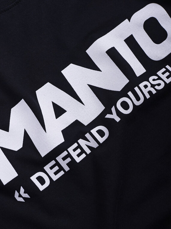 MANTO t-shirt LOGOTYPE DEFEND schwarz