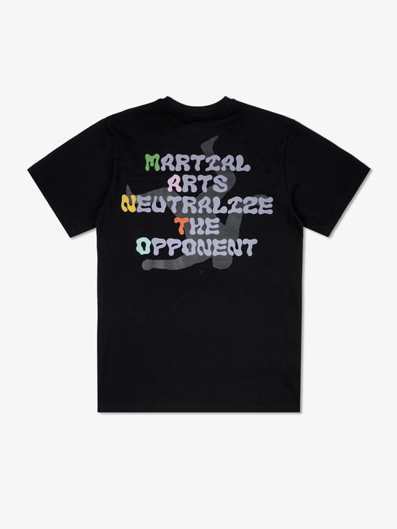 MANTO t-shirt NEUTRALIZE schwarz