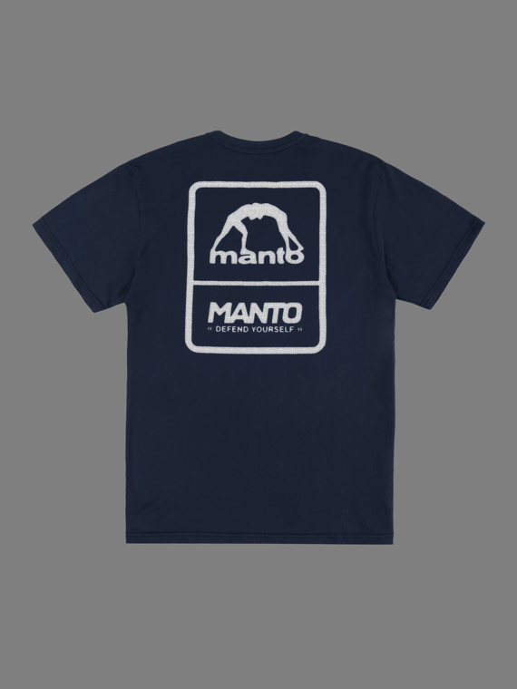 MANTO t-shirt PULSE marineblau