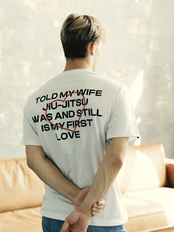 MANTO t-shirt WIFE weiss