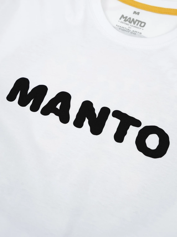 MANTO t-shirt TIGER`S TAIL white