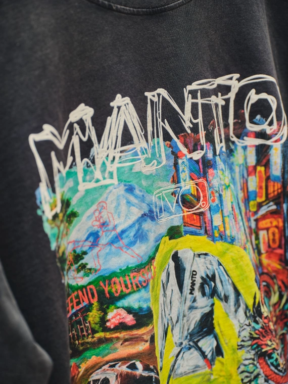 MANTO t-shirt IVO black