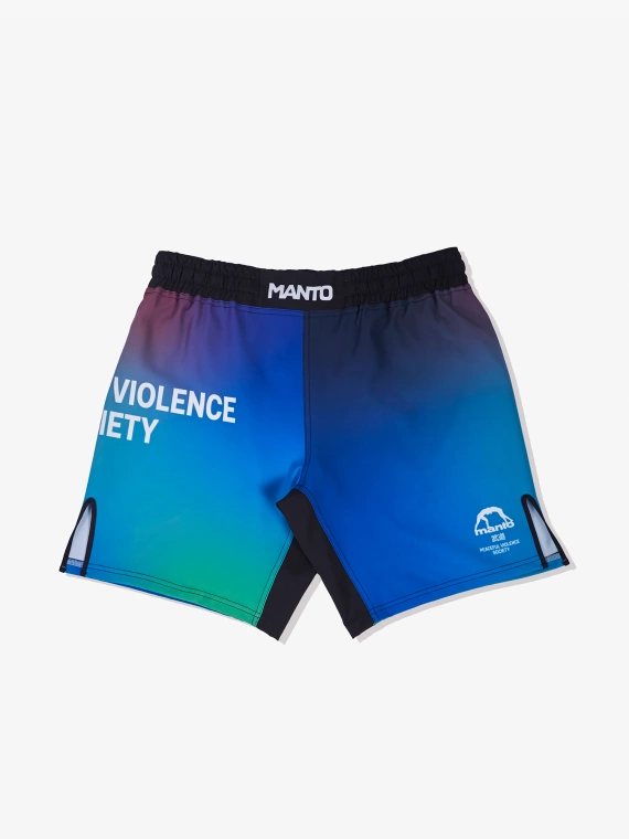 MANTO fight shorts SOCIETY gradient