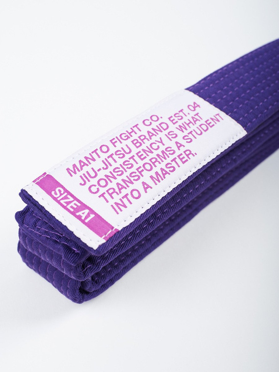 MANTO belt BJJ MOTTO purple