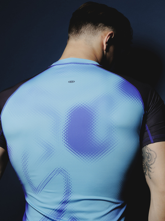 MANTO rashguard ATOMIC blue