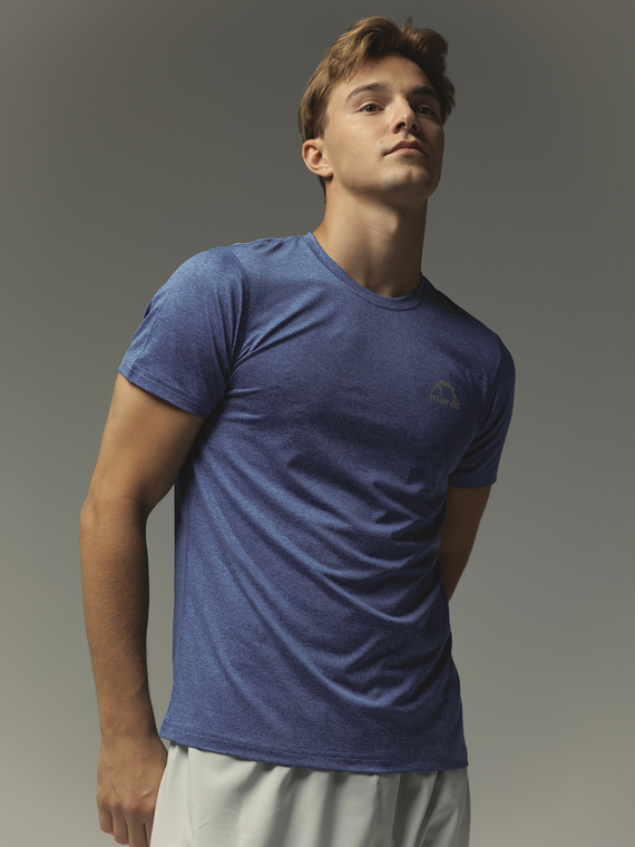 MANTO performance t-shirt ATHLETE 2.0 blue melange