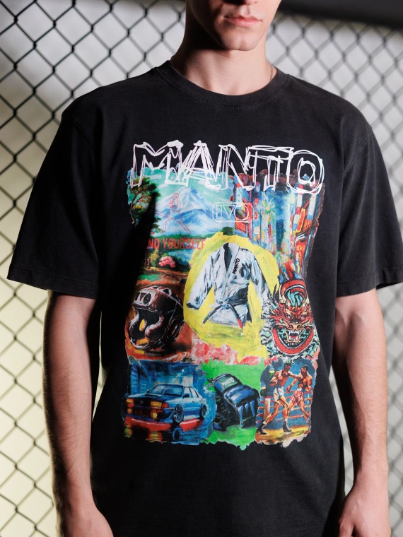 MANTO t-shirt IVO black