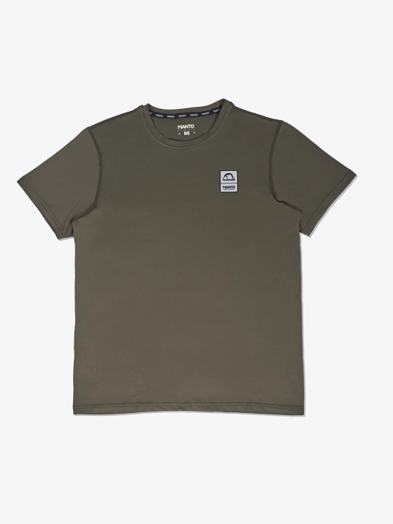 MANTO performance t-shirt PULSE khaki