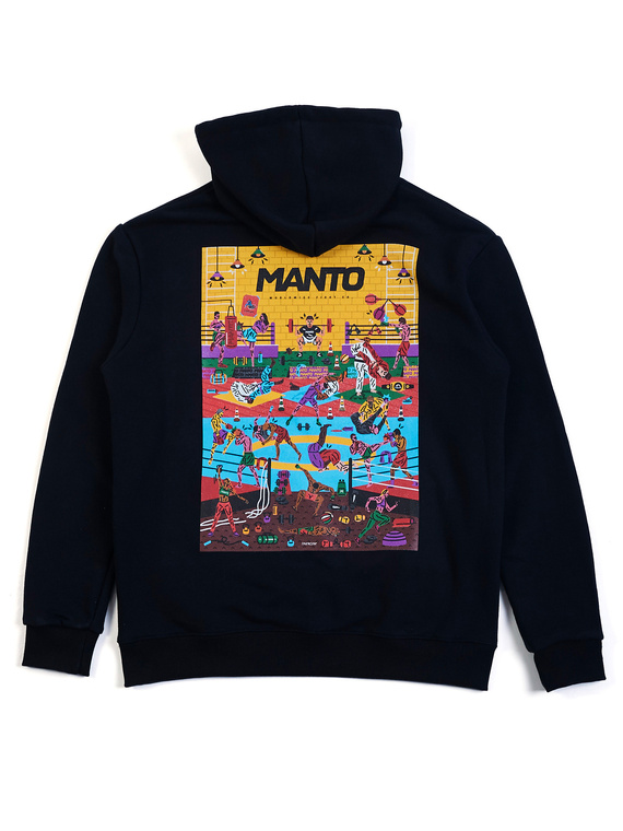 MANTO hoodie GYM 2.0 schwarz