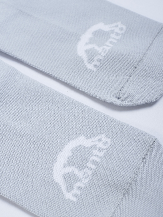 MANTO ankle socks LOGO gray