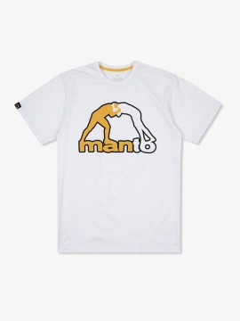 MANTO t-shirt LOGO weiss