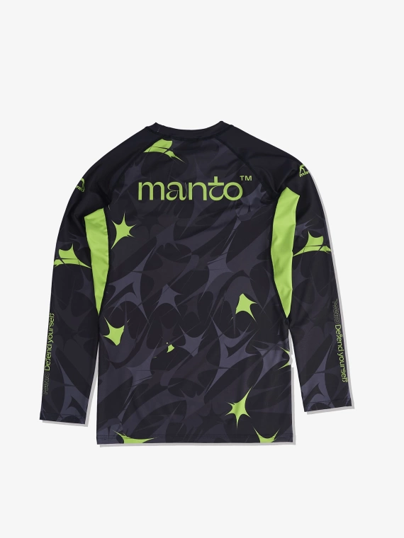 MANTO long sleeve rashguard TERRA black