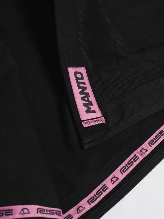 MANTO "RISE 2.0" BJJ GI black-pink