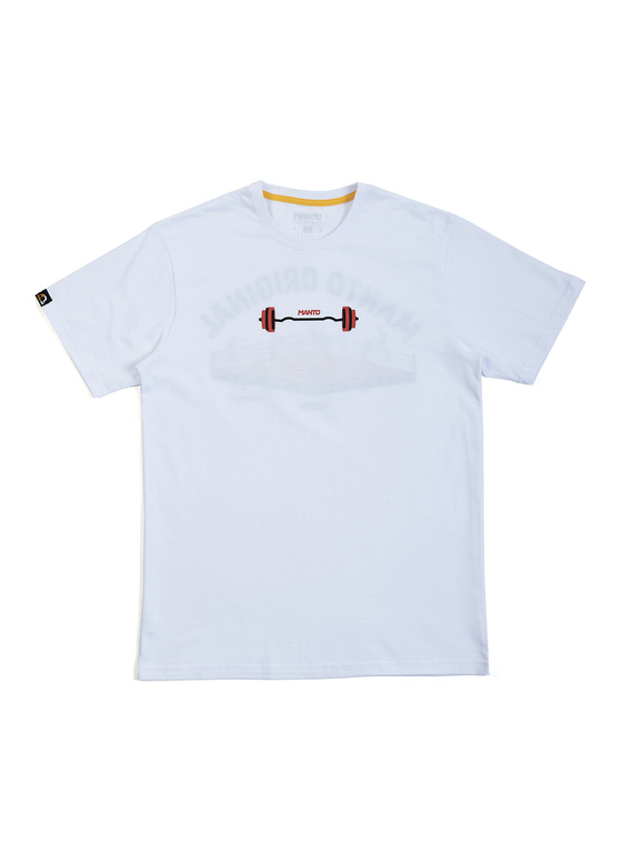 MANTO t-shirt  RING  2.0 white