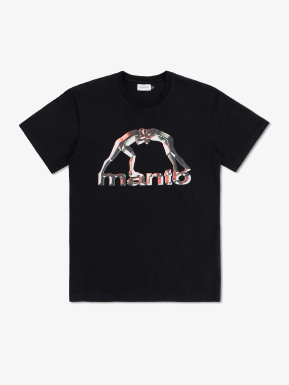 MANTO t-shirt METAL black