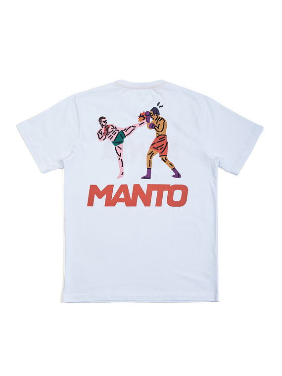 MANTO t-shirt  STRIKE GYM  2.0 white