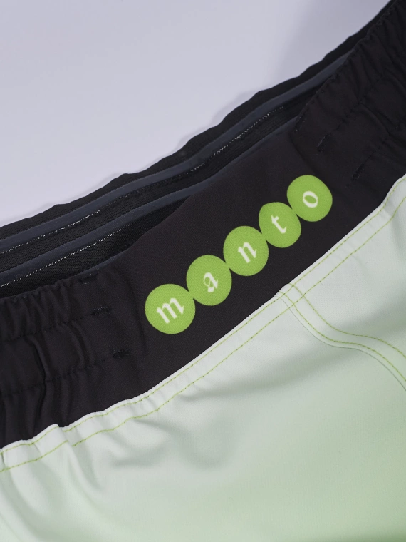 MANTO fight shorts TWO SIDES green