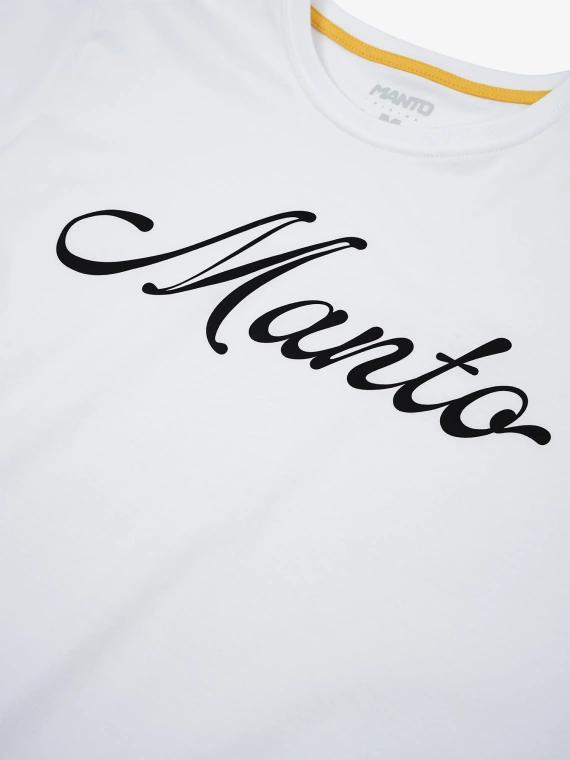 MANTO t-shirt SLEEK  OVERSIZE weiss