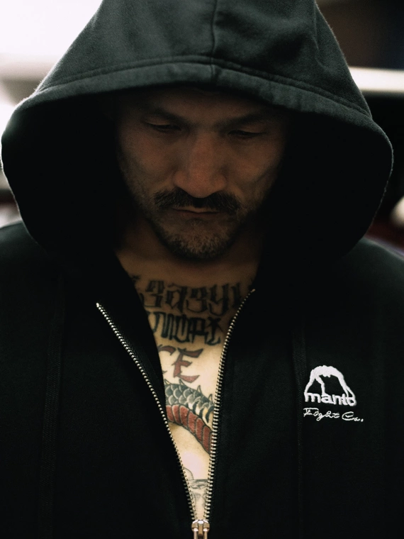 MANTO hoodie FIGHT COMPANY black