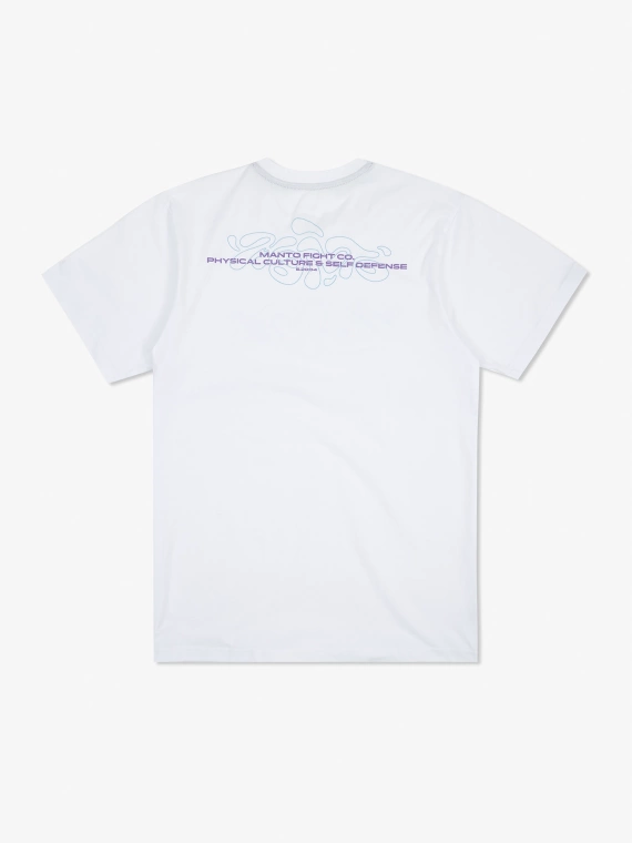 MANTO t-shirt LAVA    white