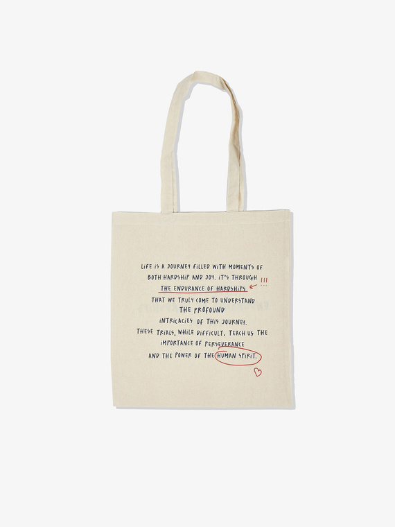 MANTO  tote bag ENDURANCE