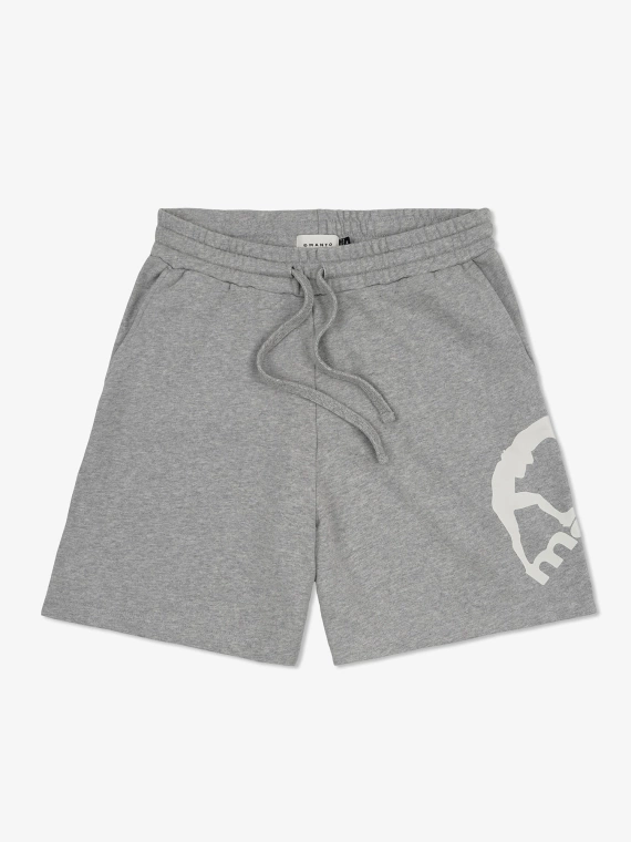 MANTO shorts  LOGO heather gray