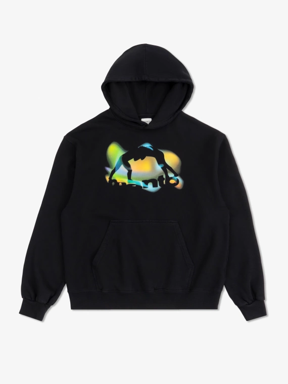 MANTO hoodie REFLECTION OVERSIZE black