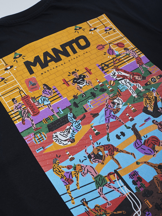 MANTO t-shirt GYM 2.0 schwarz