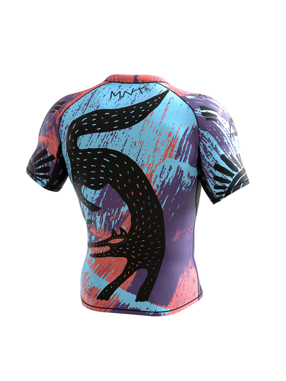 MANTO rashguard LIVINGS multi colour