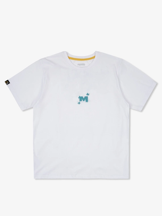 MANTO t-shirt K.O. OVERSIZE white