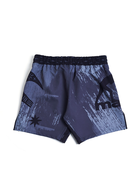 MANTO fight shorts LIVINGS gray