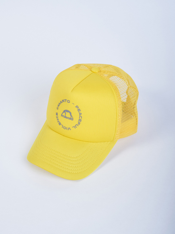 MANTO trucker cap MISSION yellow