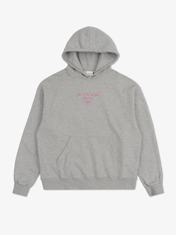 MANTO hoodie BALACLAVA OVERSIZE heather gray