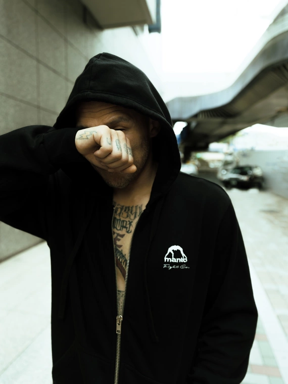 MANTO hoodie FIGHT COMPANY black