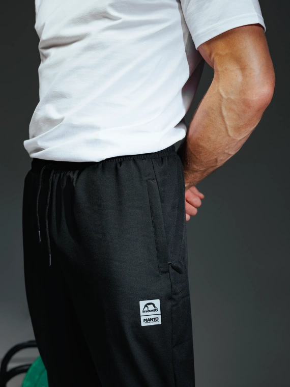 MANTO joggers pants PULSE black