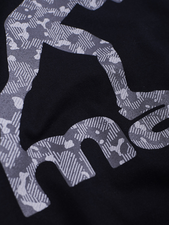 MANTO t-shirt LOGO CAMO black