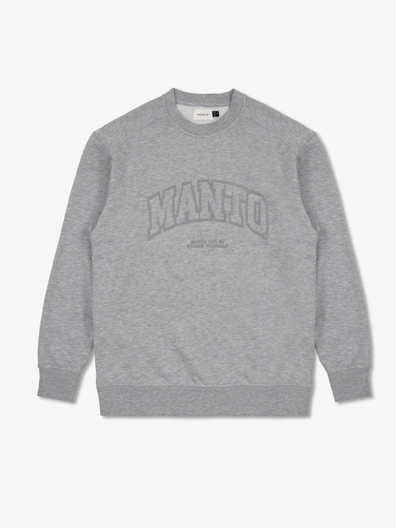 MANTO crewneck VARSITY  gray